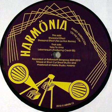 Randy Barracuda : On The Low (12", EP)
