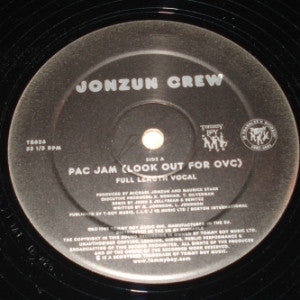 The Jonzun Crew : Pac Jam (12", RE)