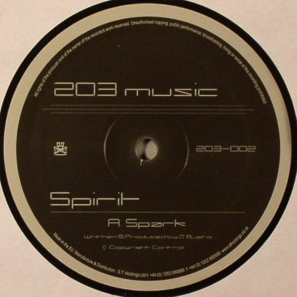 Spirit : Spark / Close Your Eyes (12")