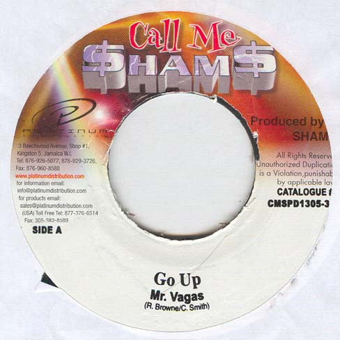 Mr. Vegas : Go Up (7", RE)