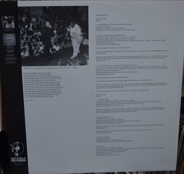 Jay-Z : In My Lifetime, Vol. 1 (3xLP, Album)