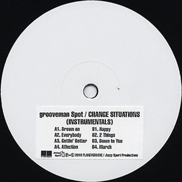 grooveman Spot : Change Situations Instrumentals (LP, Album, W/Lbl)