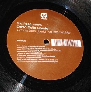 3rd Face : Canto Della Liberta (12")