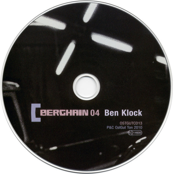Ben Klock : Berghain 04 (CD, Comp, Mixed)