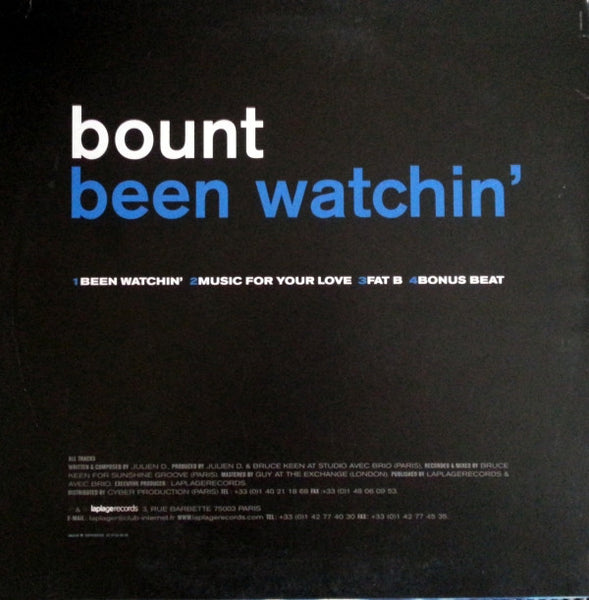 Bount : Been Watchin' (12")