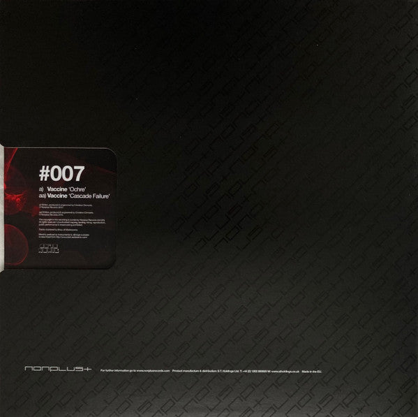 Vaccine (2) : Ochre / Cascade Failure (12")