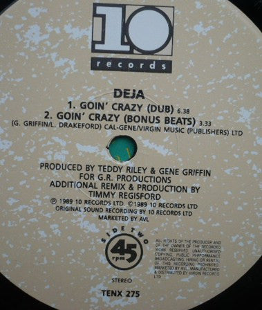Déjà : Goin' Crazy (12", Single)
