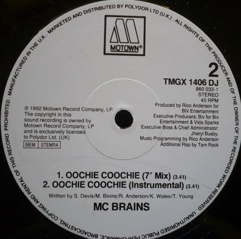 MC Brains : Oochie Coochie (12")