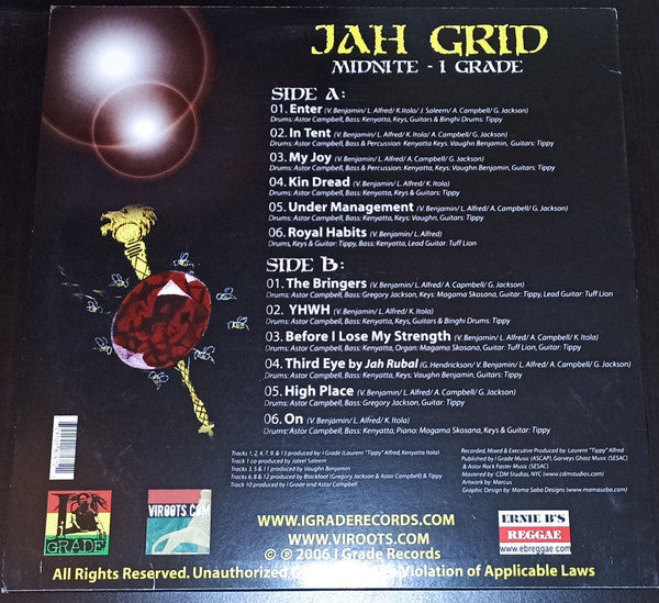 Midnite (2) - I Grade* : Jah Grid (LP, Album)