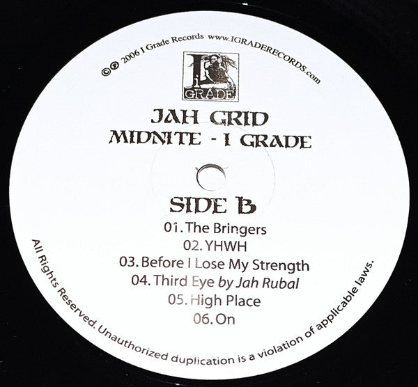 Midnite (2) - I Grade* : Jah Grid (LP, Album)
