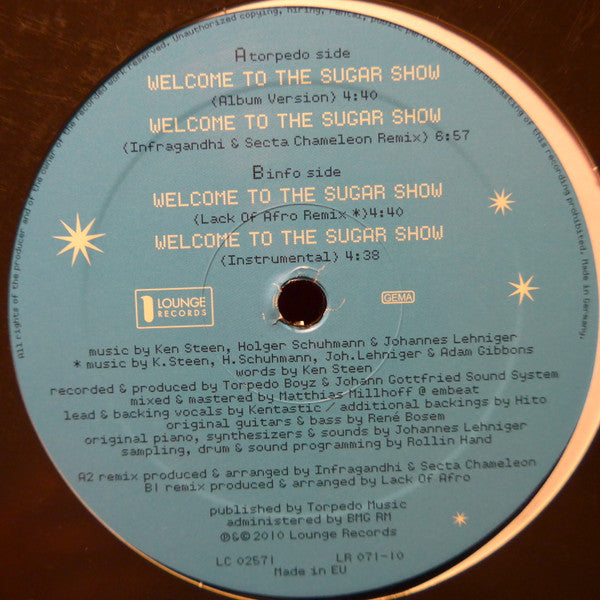 Torpedo Boyz : Welcome To The Sugar Show (12")