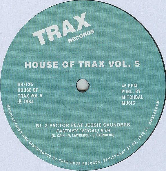Gwendolyn / Z-Factor : House Of Trax Vol. 5 (12")