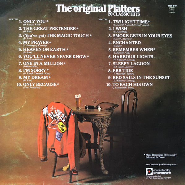 The Platters : 20 Classic Hits (LP, Comp, RM)