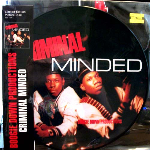 Boogie Down Productions : Criminal Minded (LP, Album, Ltd, Pic, RE)