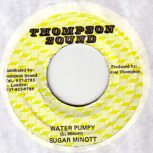 Sugar Minott : Water Pumping (7", RE)