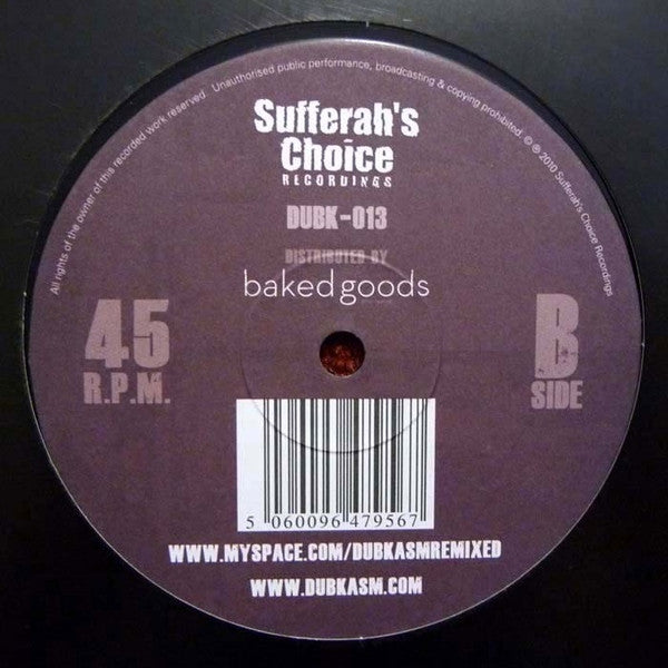 Dubkasm Feat. Ras Addis : Transform I - Remixed Part 1 (12")
