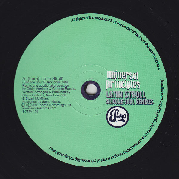 Universal Principles : Latin Stroll (Silicone Soul Remixes) (12")