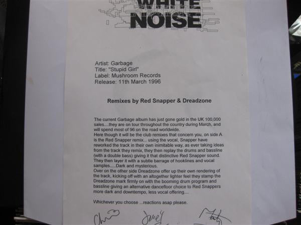 Garbage : Stupid Girl (Remixes) (12", W/Lbl)