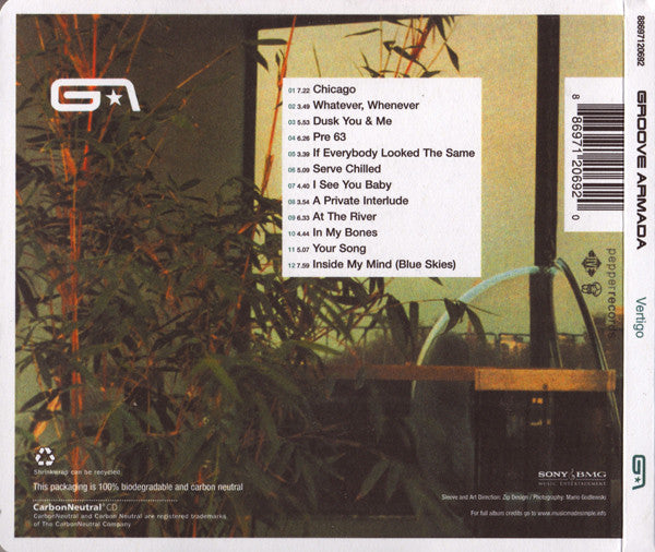 Groove Armada : Vertigo (CD, Album, RE)