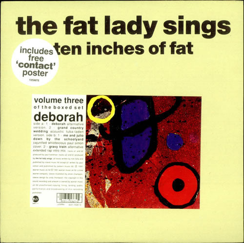 The Fat Lady Sings : Ten Inches Of Fat (10", Ltd, 3/3)