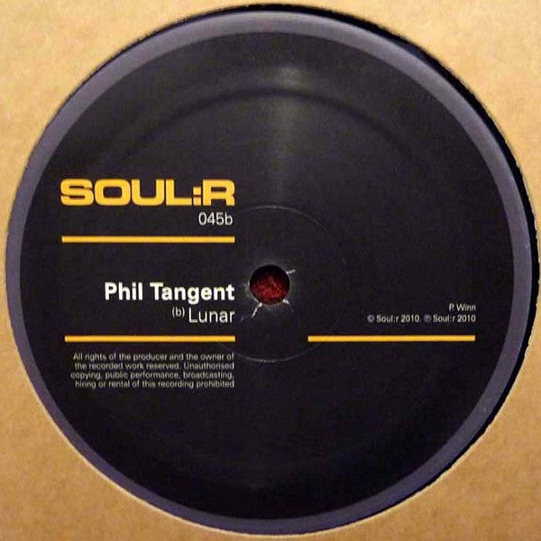 Phil Tangent : Billie's Smile / Lunar (12")