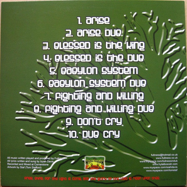 Fullness Meets Izyah Davis : Arise (LP, Album)