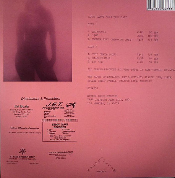 James Pants : New Tropical (12")