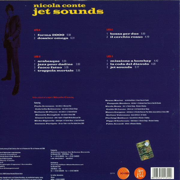 Nicola Conte : Jet Sounds (2xLP, Album)