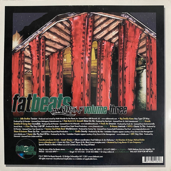 Various : Fat Beats Compilation Volume Three (2xLP, Comp)