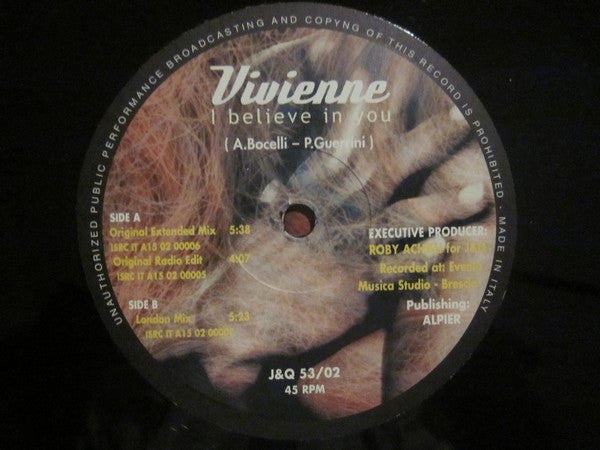 Vivienne (2) : I Believe In You (12")
