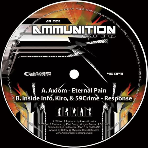 Axiom (7) / Insideinfo, Kiro & 59Crime : Eternal Pain / Response (12")