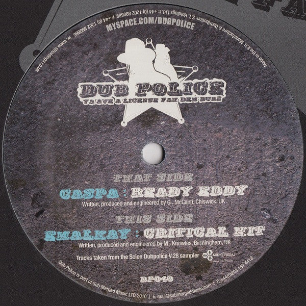 Caspa (3) / Emalkay : Ready Eddy / Critical Hit (12")