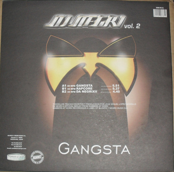 DJ Negri : Gangsta (12")