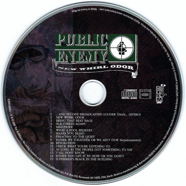 Public Enemy : New Whirl Odor (CD, Album + DVD)