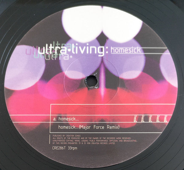 Ultra Living : Homesick (12")