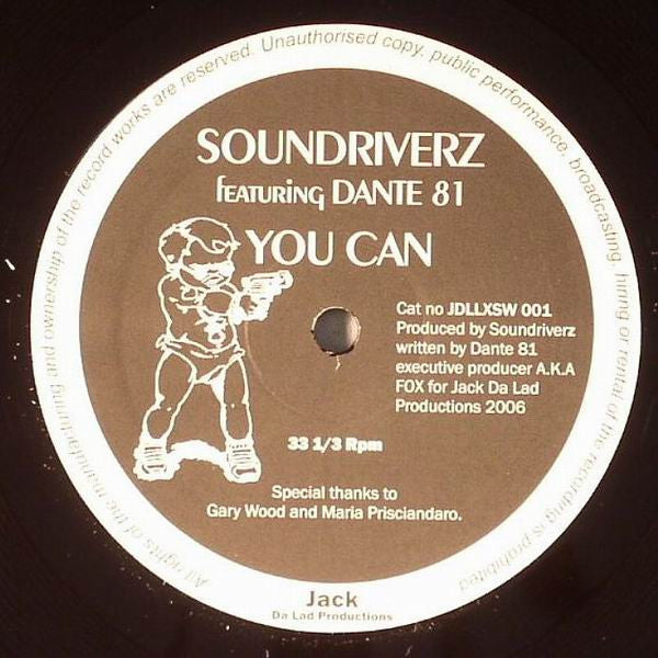 Soundriverz feat. Dante 81 : You Can / Rising (12")