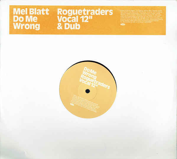 Melanie Blatt : Do Me Wrong (12", Single, Promo)