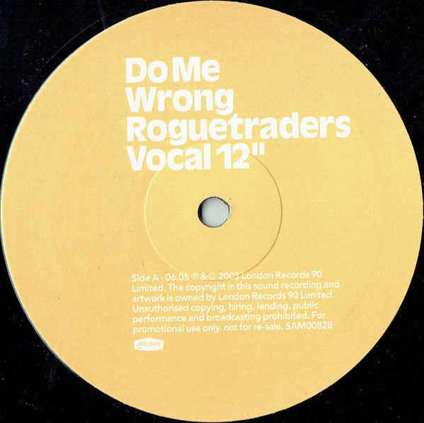 Melanie Blatt : Do Me Wrong (12", Single, Promo)
