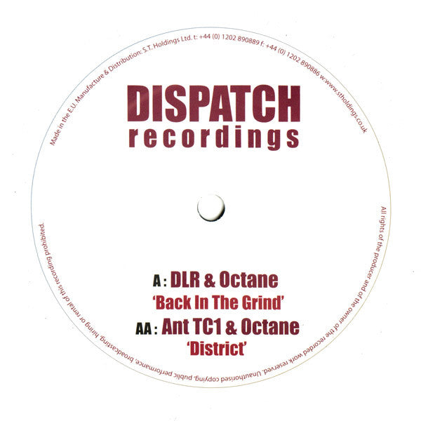 Octane & DLR / TC1 & Octane : Back In The Grind / District (12")
