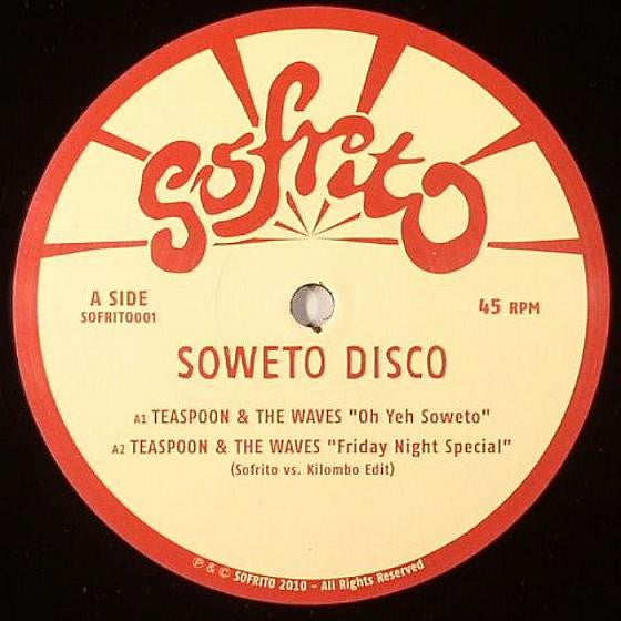 Teaspoon Ndelu & The Waves (12) / Nzimande All Stars : Soweto Disco (12", EP)