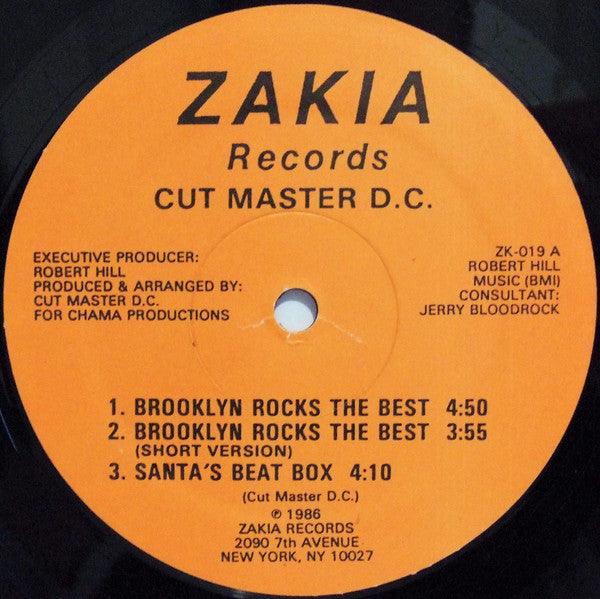 Cutmaster D.C. : Brooklyn Rocks The Best / Santa's Beat Box (12")