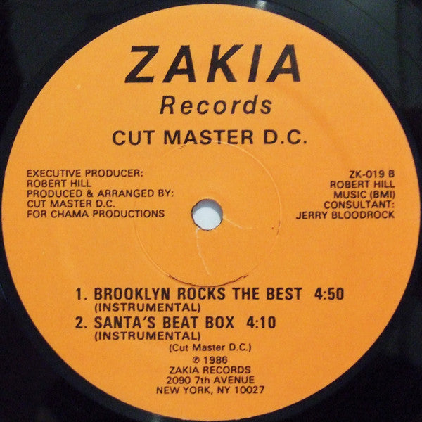 Cutmaster D.C. : Brooklyn Rocks The Best / Santa's Beat Box (12")