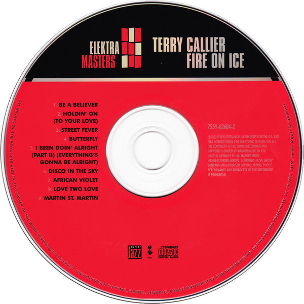 Terry Callier : Fire On Ice (CD, Album, RE)