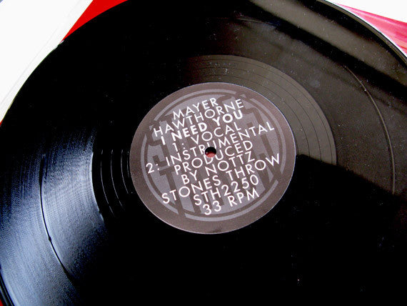 Mayer Hawthorne : I Need You (12", S/Sided, Etch)