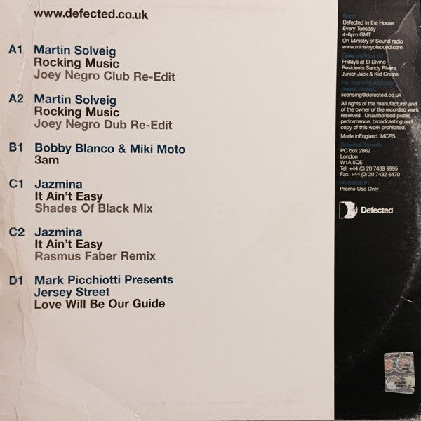 Various : Defected Miami '04 (Special Promo Sampler Part 1) (2x12", Promo, Smplr)