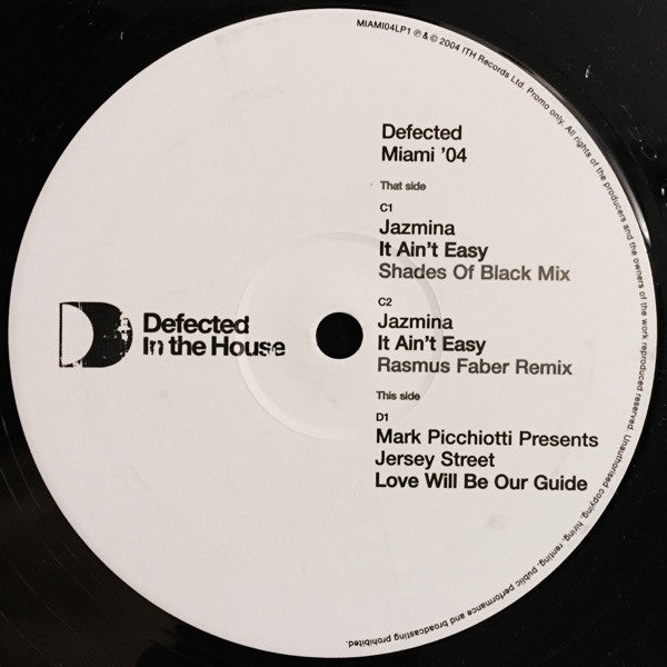 Various : Defected Miami '04 (Special Promo Sampler Part 1) (2x12", Promo, Smplr)