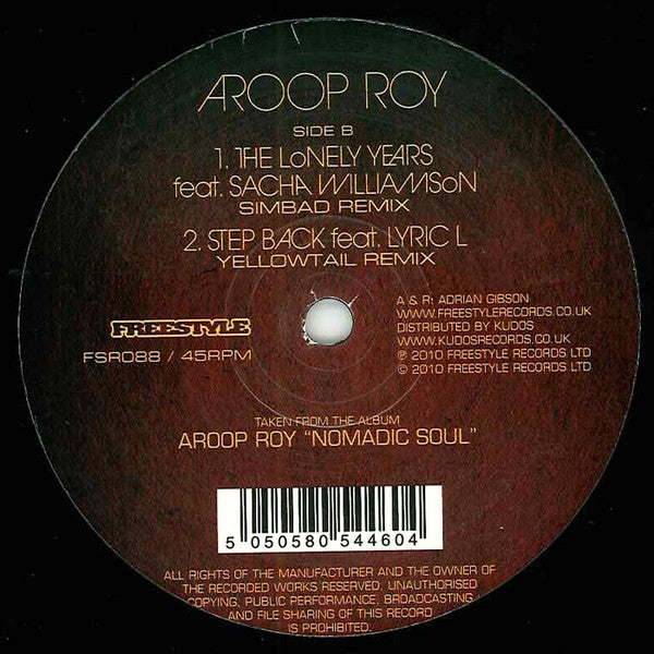Aroop Roy : Told Me - Album Sampler (12", Smplr)