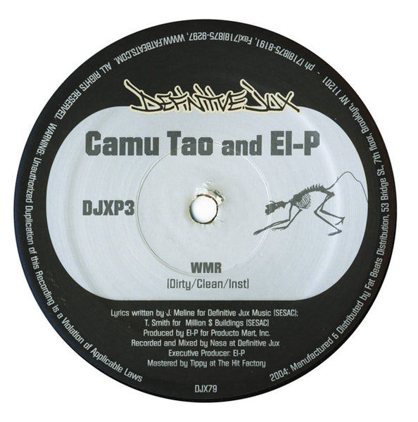 Camu Tao & EL-P / Despot : WMR (Weathermen Radio) / Homesickness / Life With Snarky Parker (12")