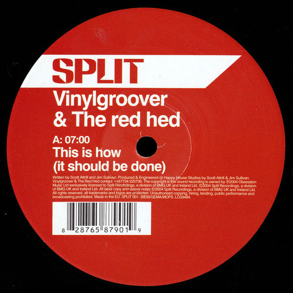 Vinylgroover & The Red Hed : This Is How (It Should Be Done) (12")