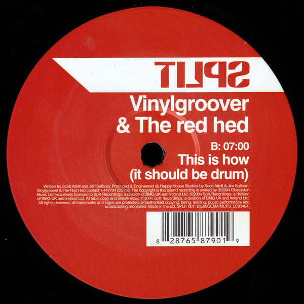 Vinylgroover & The Red Hed : This Is How (It Should Be Done) (12")